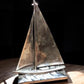 Home & Living > Home Decor > Home Accents > Statues - Sailboat Sculpture, Metal Bookend Paperweight, Nautical Study Librar...
