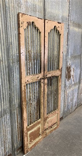 Home & Living > Outdoor & Gardening > Garden Decoration > Yard Art - Vintage Indian Garden Gates, Carved Metal Teak Doors,...