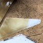 Craft Supplies & Tools > Raw Materials > Glass - Stained Slag Glass Half Diamond Panes, Reclaimed Church Window Art Glass...