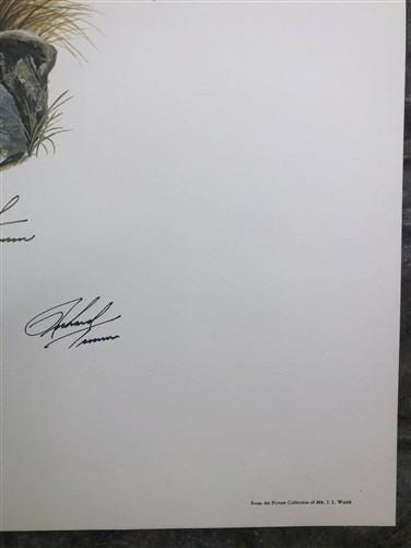 Art & Collectibles > Prints > Lithographs - Richard Timm, Mule Deer, Signed Print, 28x22 Wade Collection, Plate 32 by The...