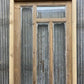Antique French Single Door (27.25x84) Glass Pane Door with Jamb, Encased Door T2