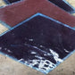 Craft Supplies & Tools > Raw Materials > Glass - Lot Painted Glass Diamond Panes, Reclaimed Church Window Red Glass Pieces...