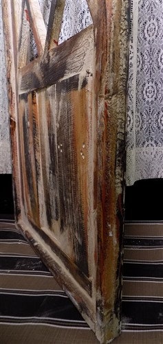 Home & Living > Home Decor > Home Accents - Large Farmhouse Lattice Window, Arched Lattice Window Frame, Rustic Home Decor...