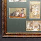 Art & Collectibles > Prints - Vintage Wooden Framed Cat Art, Rectangular Photo Picture Mirror Art Frame H by The Old Grainery