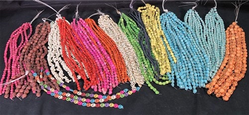 Craft Supplies & Tools > Beads, Gems & Cabochons > Beads - 3D Skull Beads Multi Colors, Gothic Halloween Jewelry Making Cr...