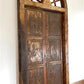 Antique Arched French Double Doors (61.5x130) European Door Jamb, with Jamb, S38