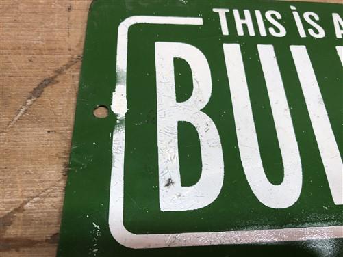 Home & Living > Home Decor > Wall Decor > Wall Hangings > Signs - Bullshit Free Zone Sign, Vintage Metal Sign, Funny Gag G...