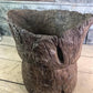 Rustic Wood Planter, Wood Stump, Round Wooden Flower Pot, Natural Wood Decor, L