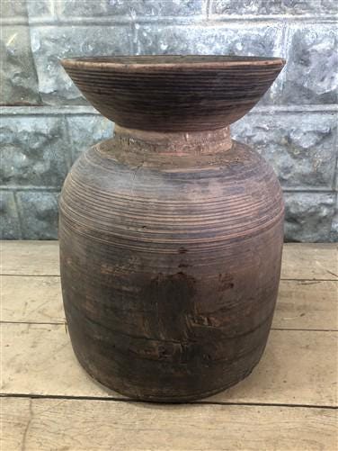 Home & Living > Home Decor > Home Accents - Wood Pot, Round Water Jug, Planter Urn, Flower Frog Display, Farmhouse Box, B...