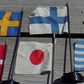 Art & Collectibles > Collectibles > Memorabilia - Lot Mini Flags Denmark Greece Finland Japan Netherlands Sweden, Vintage...