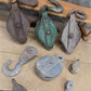 Lot Pulleys Industrial Age Metal Steampunk Factory Flywheel Machine Decor u