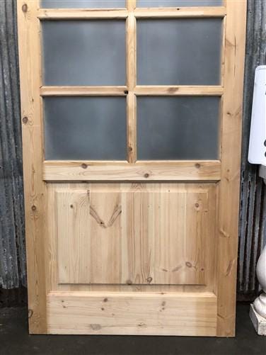 Home & Living > Home Improvement > Doors & Locks > Doors - French Single Door (36x80.75) 8 Pane Frosted Glass Door Europea...