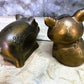 Art & Collectibles > Collectibles > Figurines & Knick Knacks - 2 Piggy Banks, Salesman Sample, Doorstep Toy Coin Money Arc...
