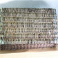 Rectangular Wicker Basket, Vintage German Woven Basket, Storage Organizer C34