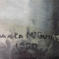 Art & Collectibles > Painting > Oil - 1920s Junita McGwire Portrait Paint Canvas, Original Art Partially Cleaned E by The...