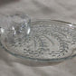 Home & Living > Kitchen & Dining > Dining & Serving - 1950s Homestead Retro Snack Set, 4 Plates 4 Cups Federal Glass, Orig...