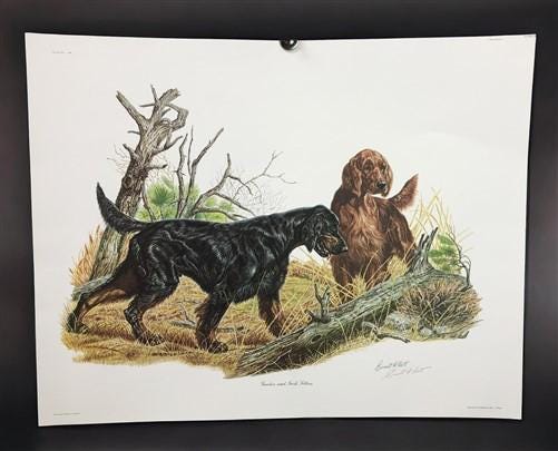 Art & Collectibles > Prints > Lithographs - 5 Ernest Hart Signed Dog Prints, 28x22 Wade Collection Lithograph Plates 1-5 b...