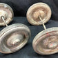 4 Wagon Wheels, Pedal Car, Garden Cart, Pumpkin Wagon, Vintage Goodyear A55