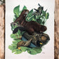 Art & Collectibles > Prints > Lithographs - Richard Timm, Mink, Signed Print, 28x22 Wade Collection, Plate 22 by The Old G...