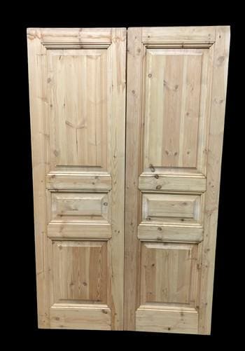 French Double Doors (48.5x80.5) Raised Panel Doors, European Styled Doors NM2-A