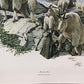 Art & Collectibles > Prints > Lithographs - Richard Timm, Mountain Goat, Signed Print, 28x22 Wade Collection, Plate 26 by...