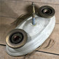 2 Lamp Ceiling Flush Mount Light Fixture, Vintage John Virden Value Lighting