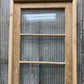 Antique French Single Door (32.5x83) Glass Pane Door with Jamb, Encased Door T40