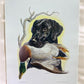 Art & Collectibles > Prints > Lithographs - Ernest Hart, Black Lab with Duck, Signed Dog Print, 16x20, Wade Collection, B...