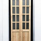 French Double Door (30.5x80.5) 8 Pane Frosted Glass Door European Styled EM42