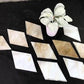 10 Stained Slag Glass Diamond Panes, Reclaimed Church Window Art Glass Pieces A
