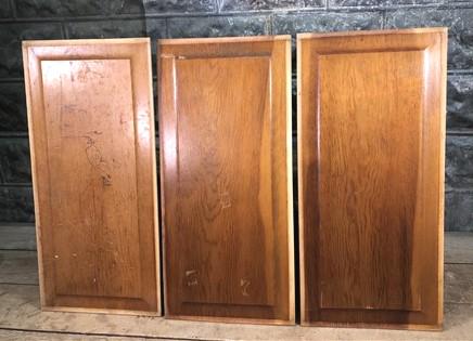 Craft Supplies & Tools > Raw Materials > Wood > Plywood & Panels - 3 Wooden Door Panels, Cupboard Furniture Architectural...