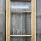 Antique French Single Door (32x93) Glass Pane Door with Jamb, Encased Door T15