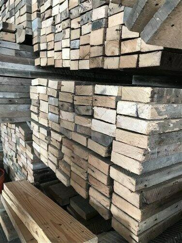 Reclaimed 2 By Oak Barn Wood Boards, Rustic Solid Oak Lumber Planks Custom Order