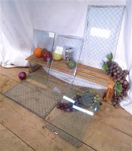 Home & Living > Home Improvement > Windows - 5 Panes Chicken Wire Glass, Georgian Wire Fire Resistant Safety Glass Panels,...