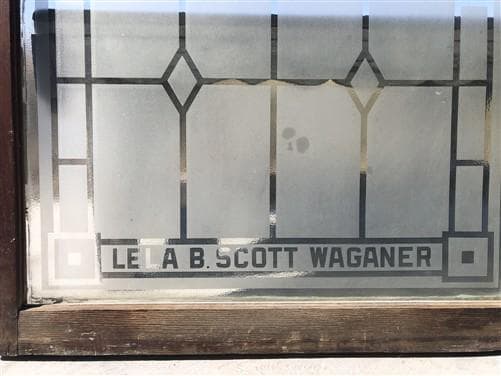 Home & Living > Home Improvement > Windows - Etched Frosted Clear Glass Vintage Church Window, Architectural Art Glass, G...