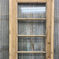 Antique French Single Door (28x86) Glass Pane Door with Jamb, Encased Door T47