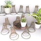 Craft Supplies & Tools > Raw Materials > Metal - 12 Rustic Bed Spring Coils, Tornado Spiral Mattress Coils, French Country...