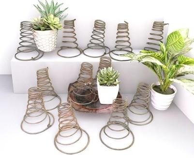 Craft Supplies & Tools > Raw Materials > Metal - 12 Rustic Bed Spring Coils, Tornado Spiral Mattress Coils, French Country...