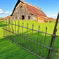 Wrought Iron Vintage Fence Panel (97x40) Architectural Salvage, Garden Art A25