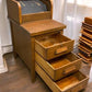 Home & Living > Furniture > Office Furniture > Filing Cabinets - Oak Roll Top Filing Cabinet with Register, Vintage McCask...