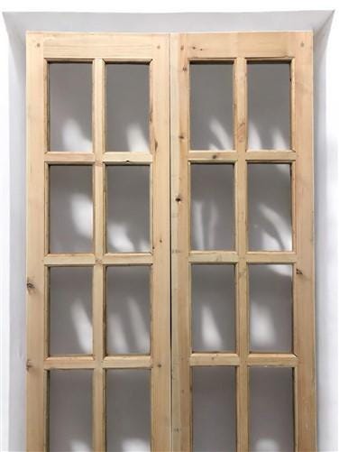 Home & Living > Home Improvement > Doors & Locks > Doors - French Double Door (36x84.75) 8 Pane Glass Door European Styled...