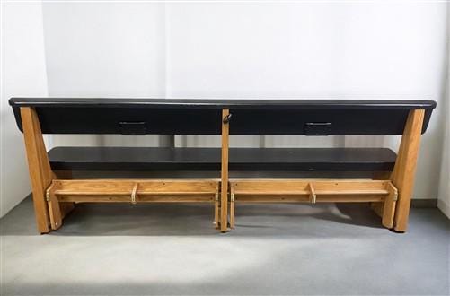 Home & Living > Furniture > Entryway & Mudroom Furniture - 8' Church Pew with Kneeler, Entryway Furniture, Porch Bench, Di...