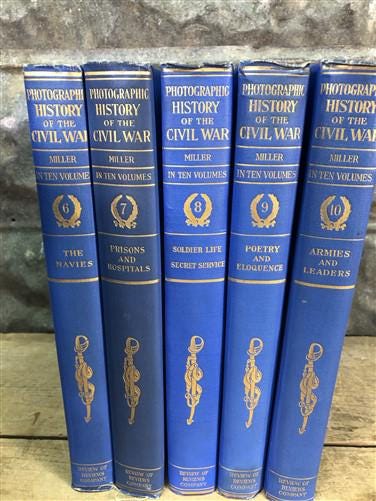 Books, Movies & Music > Books > History Books - 1912 Photographic History of The Civil War, Semi Centennial 10 Volume Set...