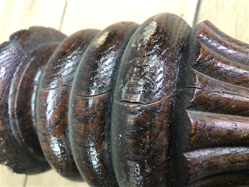 Home & Living > Furniture > Dining Room Furniture - 5 Wood Table Legs, Harvest Folk Art Architectural Salvage Vintage Furn...