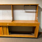 10' Wrapping Station, Vintage Store Counter, Built-in Display Back, Workbench