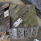 Home & Living > Home Improvement > Hinges - Hinges Door Cabinet Vintage Architectural Salvage Reclaimed Hardware Lot R by...