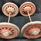 4 Wagon Wheels, Pedal Car, Garden Cart, Pumpkin Wagon, Vintage Goodyear A56