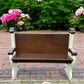 Home & Living > Furniture > Entryway & Mudroom Furniture - Vintage Wooden Church Pew, 3' 9" Porch Bench, Entry Foyer, Dini...