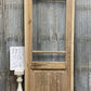 Antique French Single Door(31 x91.5) Glass Pane Door with Jamb, Encased Door T18