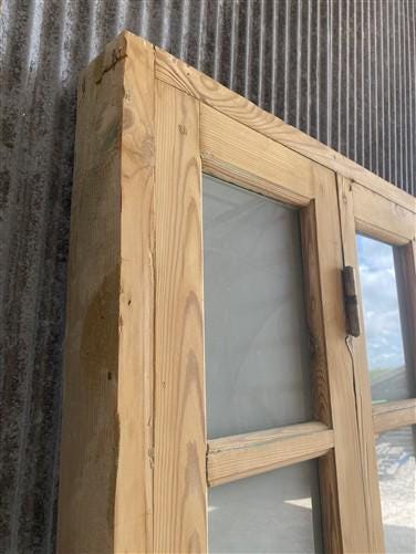 Antique French Double Doors (71x88) Frosted Glass European SideLite Jamb C7